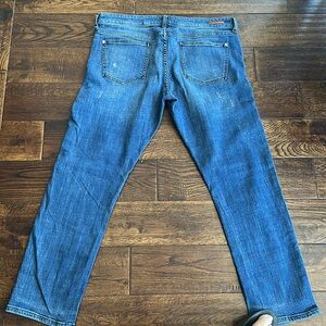 Pilcro and letterpress jeans , slim boyfriend 31